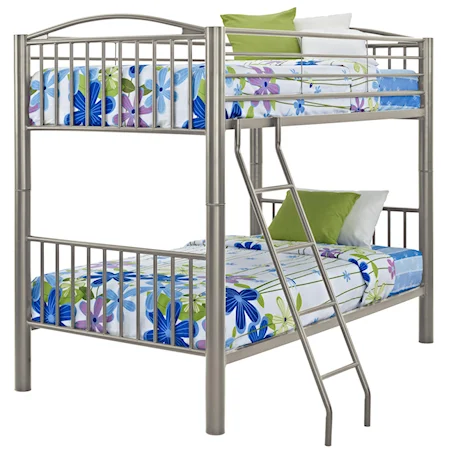 Heavy Metal Twin Over Twin Bunk Bed